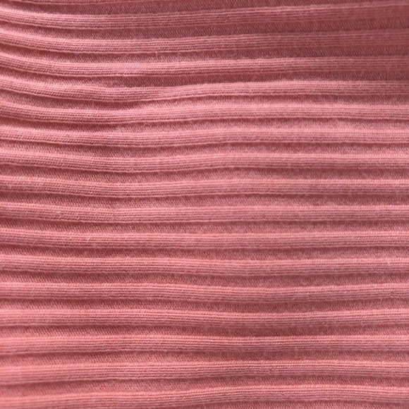 NEW ONE SHOULDER PINK CROP TANK TOP - S - Picture 6 of 9